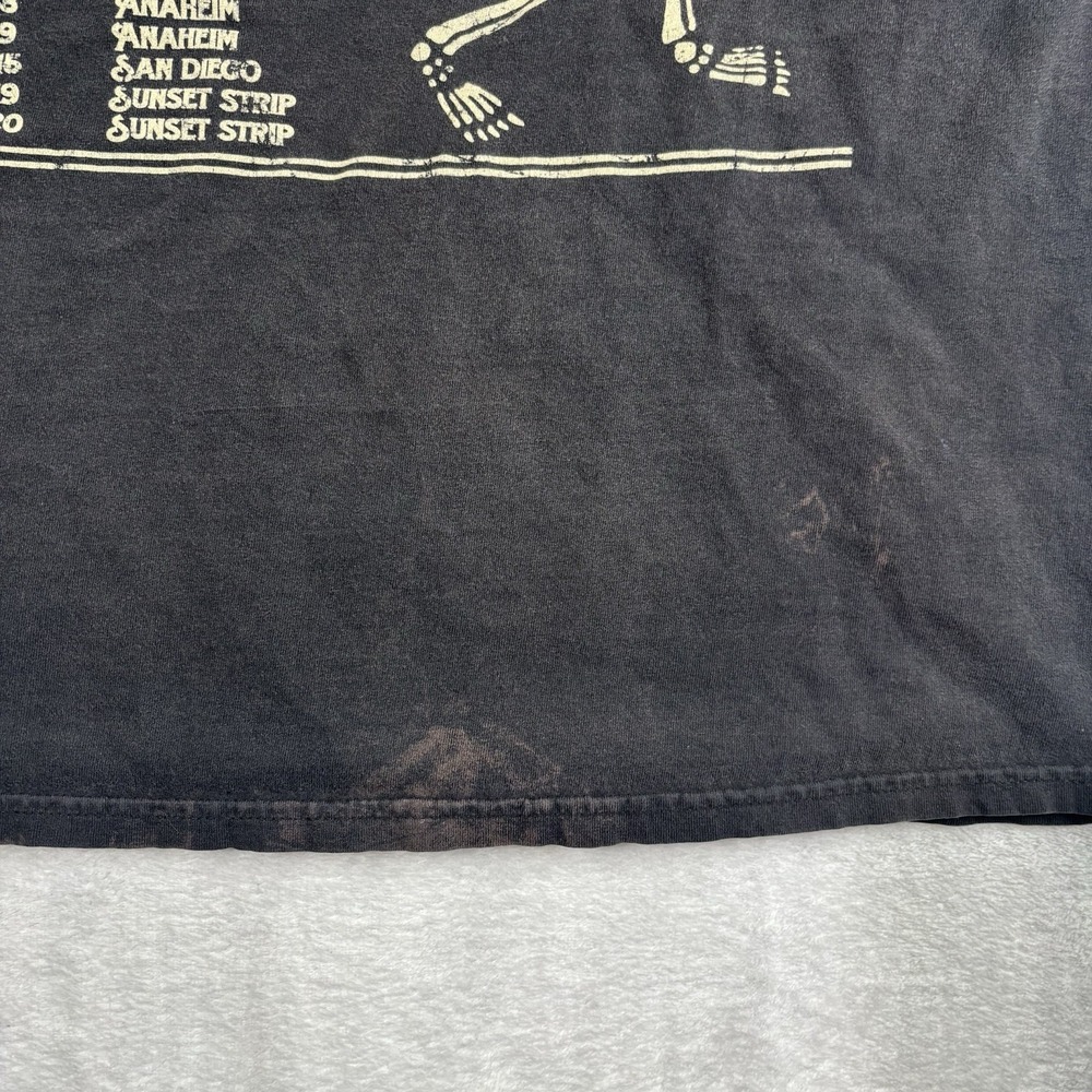 Y2K 2012/2013 Social Distortion Winter Tour Black Short Sleeve Shirt Men's Mediu - Picture 6 of 8